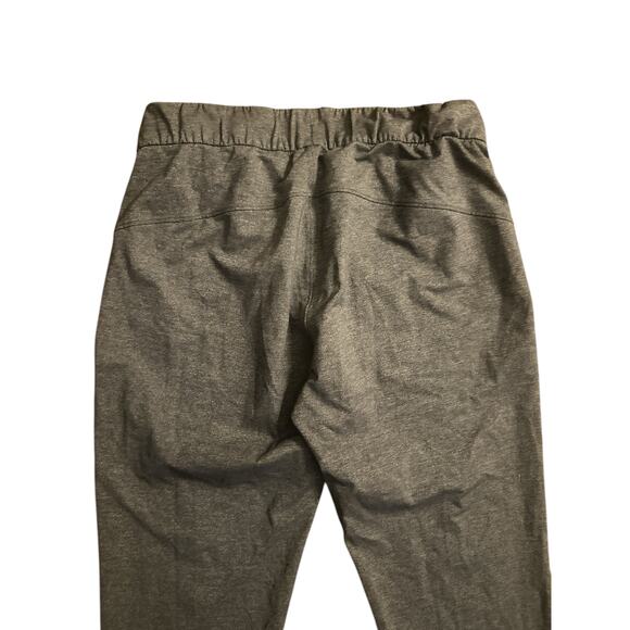 Women 6 Lululemon On The Fly Gray Elastic Waist Drawstring Sweatpants Woven - Picture 4 of 6